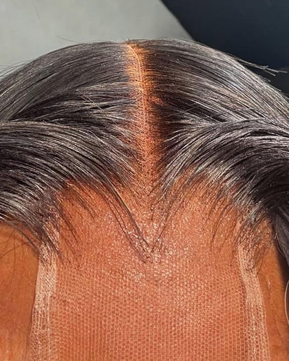 BEEOS 2x6 HD Lace Closure en cheveux humains modèle avant