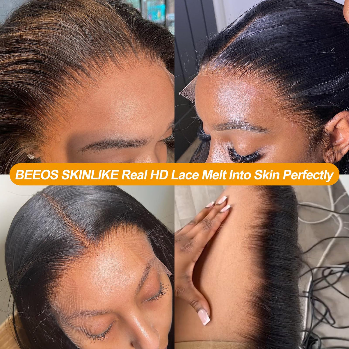 BEEOS 2x6 Lace Closure en mode ondulé