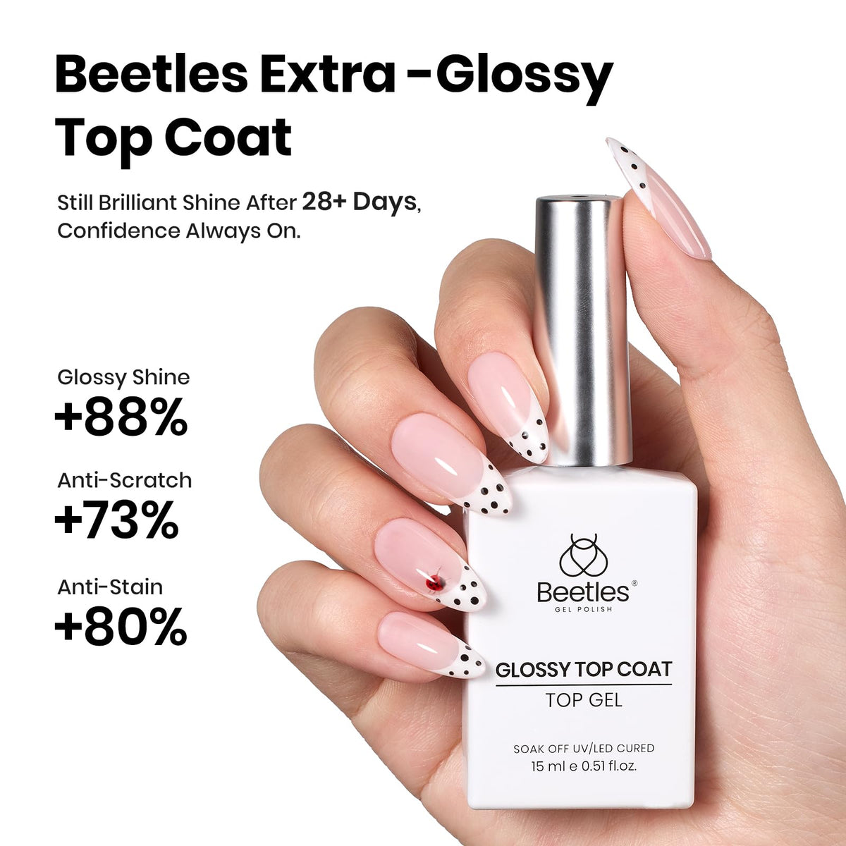 beetles Gel Base Gel application sur ongles