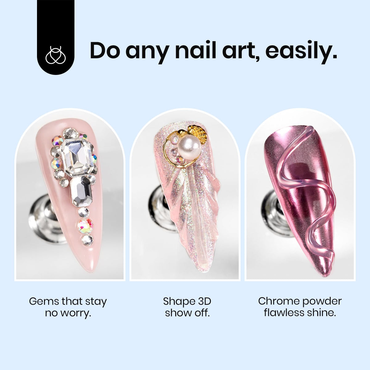 beetles Gel de Sculpture 3 en 1 15ml application sur ongle