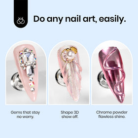 beetles Gel de Sculpture 3 en 1 15ml application sur ongle