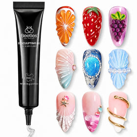 beetles Gel de Sculpture 3 en 1 15ml vue avant avec design pointu