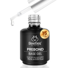 beetles Gel Polish Base Coat 15ml bouteille vue de face