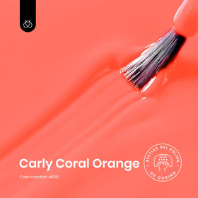 beetles Gel Polish Carly Coral 15ml texture de vernis