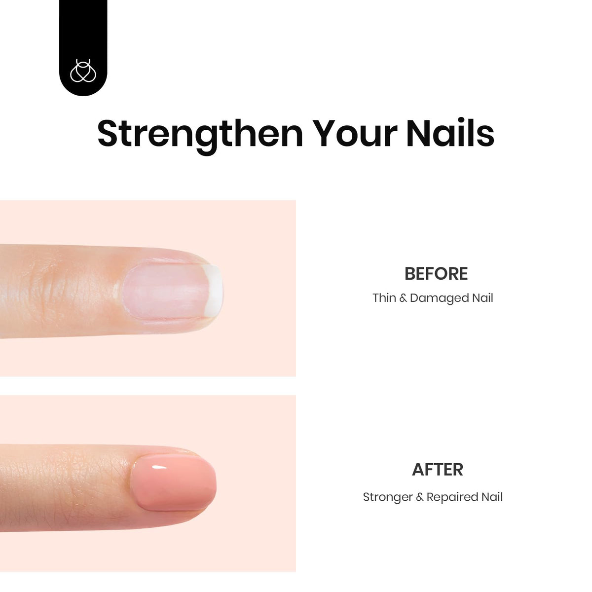 beetles Gel Polish Couche de Base Nude avec accessoires de manucure
