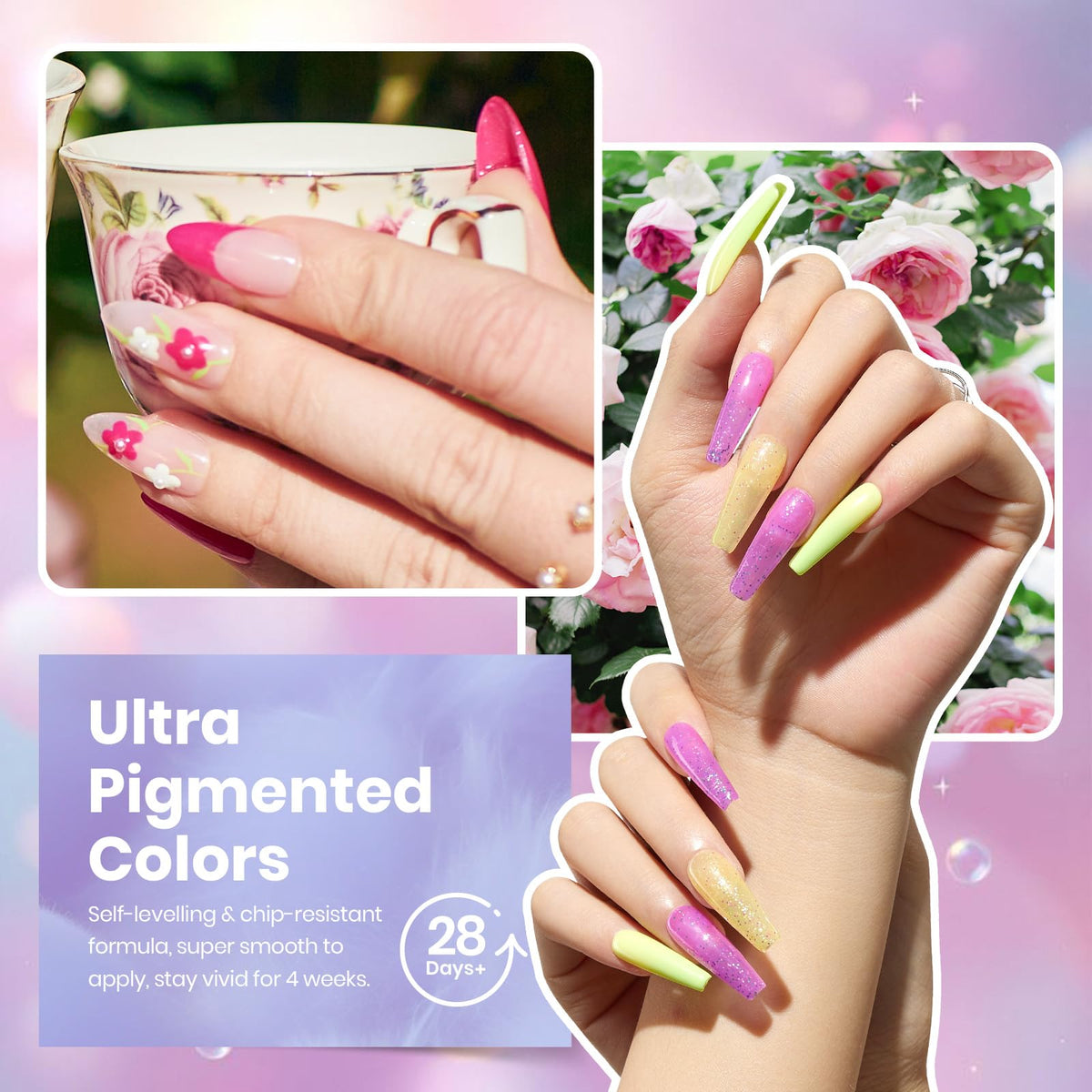 beetles Gel Polish Kit 39Pcs manucure avec lampe UV