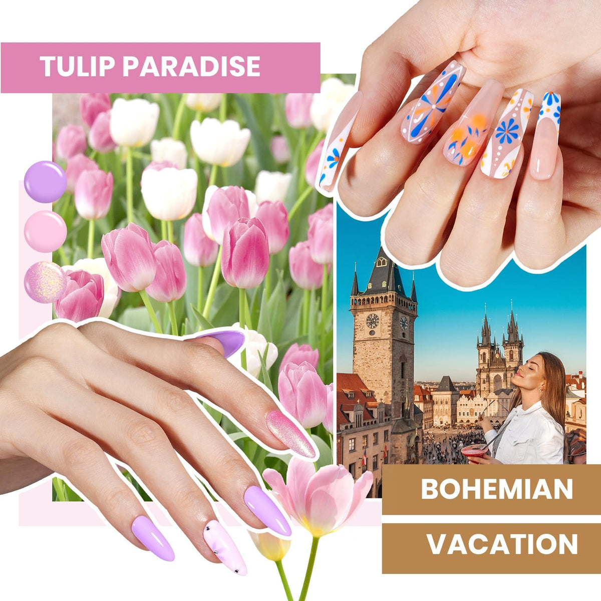 beetles Gel Polish kit avec pinceau et base coat