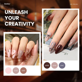 beetles Gel Polish Manhattan Collection application sur ongles