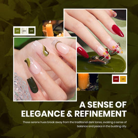 beetles Gel Polish Set affichant les couleurs du kit