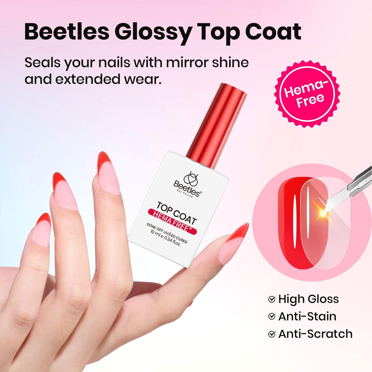 beetles Gel Polish set complet avec accessoires pour nail art