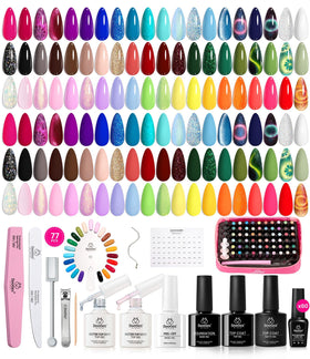 beetles Gel Polish Set de 60 couleurs avec sac de rangement