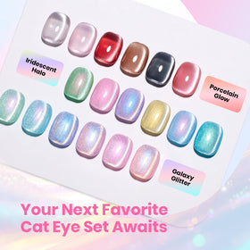 beetles Gel Polish set de vernis Cat Eye, packaging détaillé