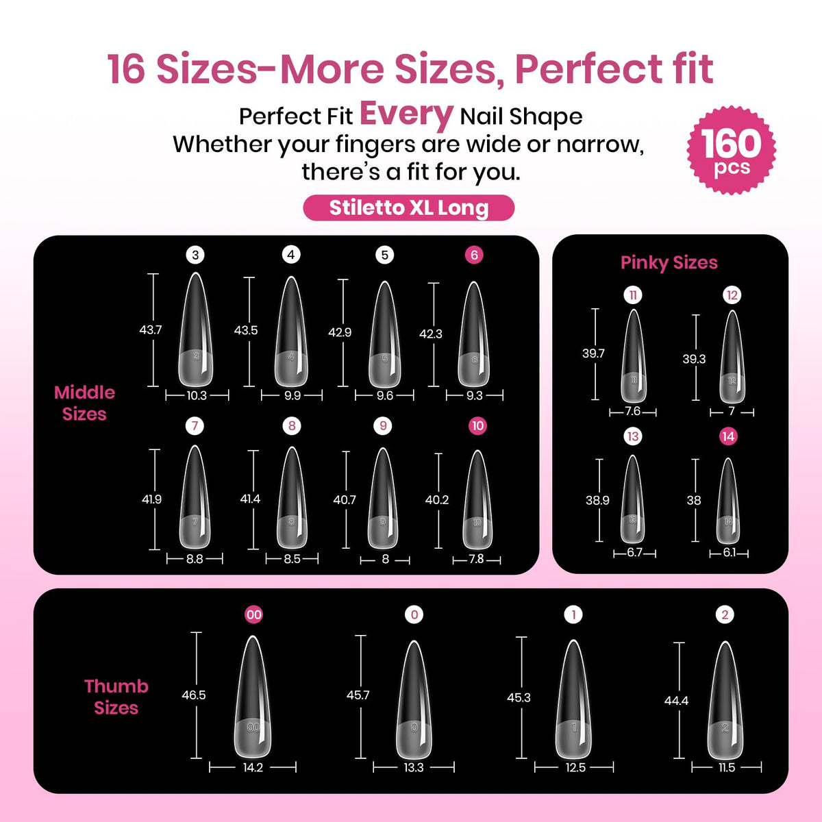 beetles Gel Polish Tipex Instant Apex Tips XL Stiletto tips lifestyle application