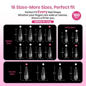 beetles Gel Polish Tipex Instant Apex Tips XL Stiletto tips lifestyle application