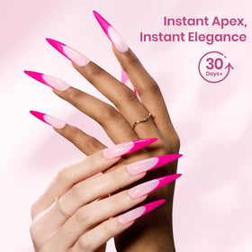 beetles Gel Polish Tipex Instant Apex Tips XL Stiletto tips variety size 00-14