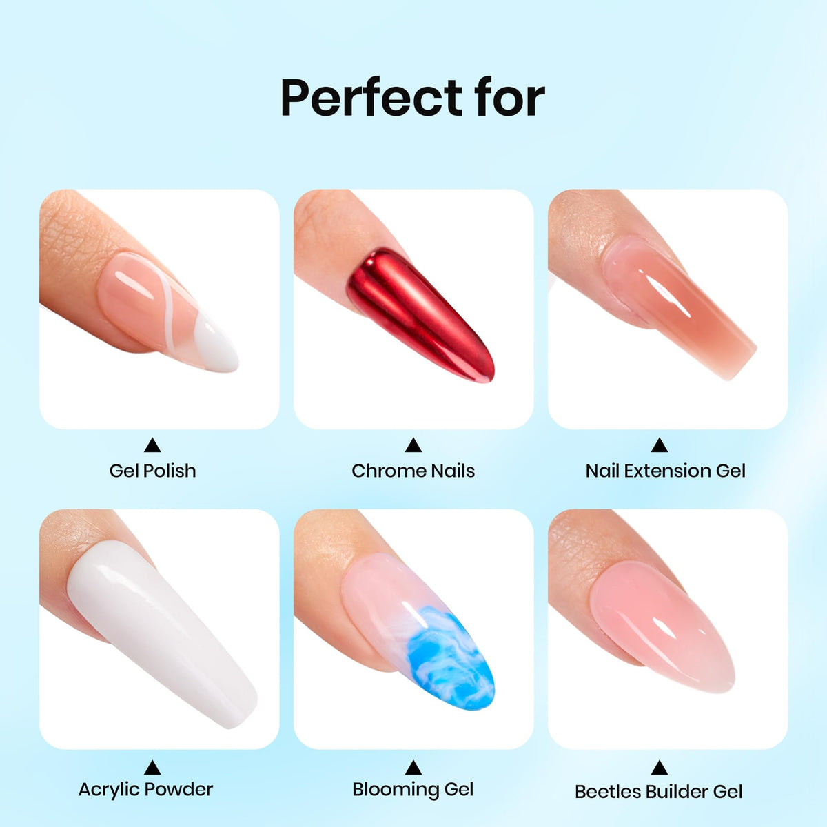 beetles Gel Polish Top Coat Gel 15ml avec autres produits de manucure