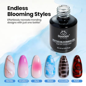 beetles Gel Polish Vernis à Ongles Gel 15 ml en plein séchage sous lampe UV