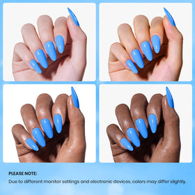 beetles Gel Polish Vernis à Ongles Gel Bleu 15ML c701 à côté d'autres vernis