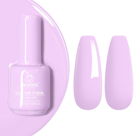 beetles Gel Polish vernis à ongles gel lilas 15ml vue de face