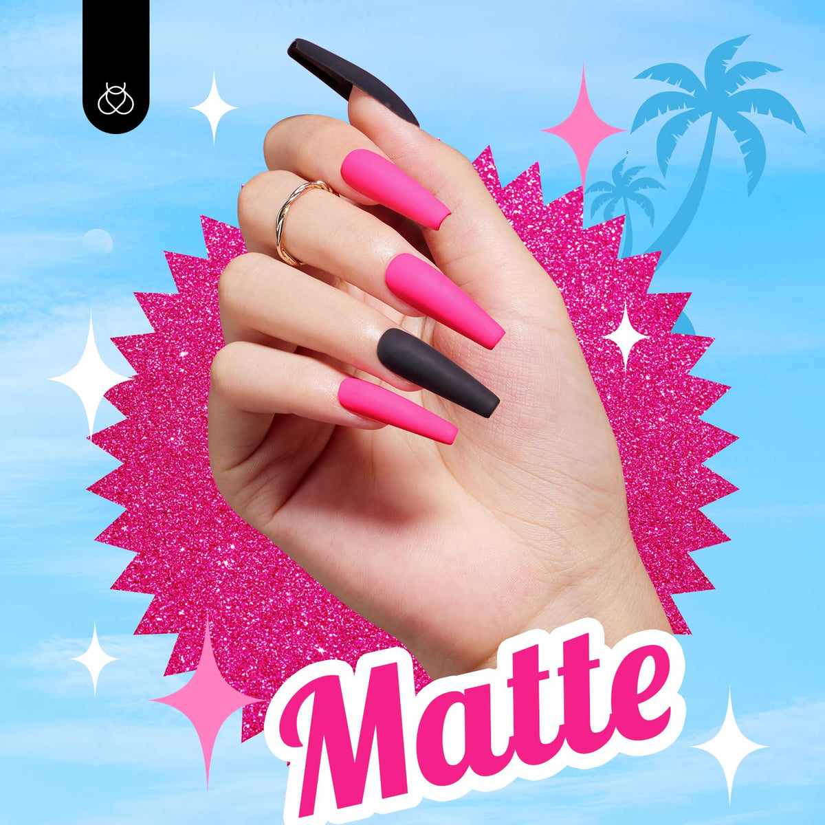 beetles Gel Polish Vernis à Ongles Gel Rose 15ml dans un cadre de manucure