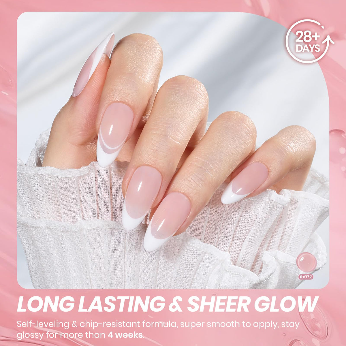 beetles Gel Polish Vernis à Ongles Gel Rose Nude 15ml texture