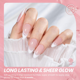 beetles Gel Polish Vernis à Ongles Gel Rose Nude 15ml texture