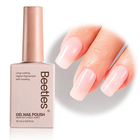 beetles Gel Polish Vernis à Ongles Gel Rose Nude 15ml vue avant