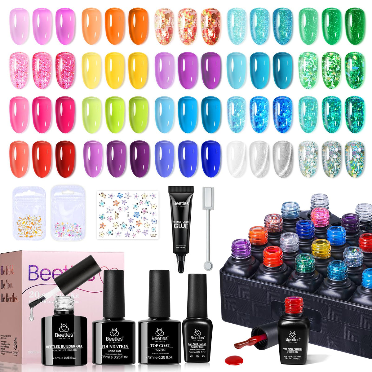 beetles Gel Polish Vernis à Ongles Jelly application sur ongles