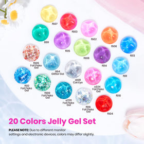 beetles Gel Polish Vernis à Ongles Jelly couleurs néon vibrantes