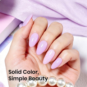 beetles Gel Polish vernis gel lilas application sur ongles