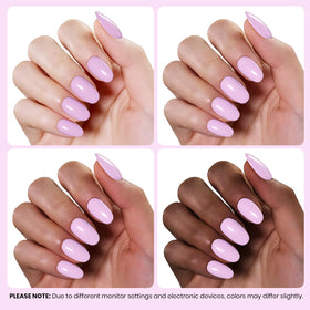 beetles Gel Polish vernis gel lilas avec accessoires de manucure