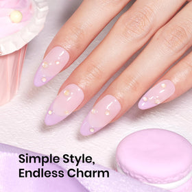 beetles Gel Polish vernis gel lilas texture dans le flacon