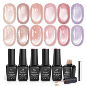 beetles Gel Vernis Cat Eye collection de 6 couleurs