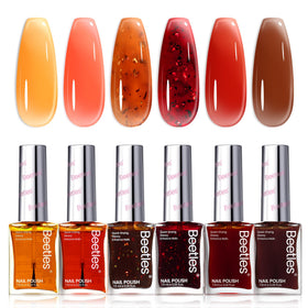 Beetles Set de Vernis à Ongles Automne 6 couleurs avec emballage élégant