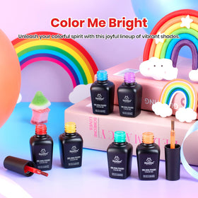beetles Set de Vernis Gel packaging avec six couleurs