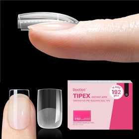 beetles Tipex Instant Apex Nail Tips 192pcs XS Square packaging front view