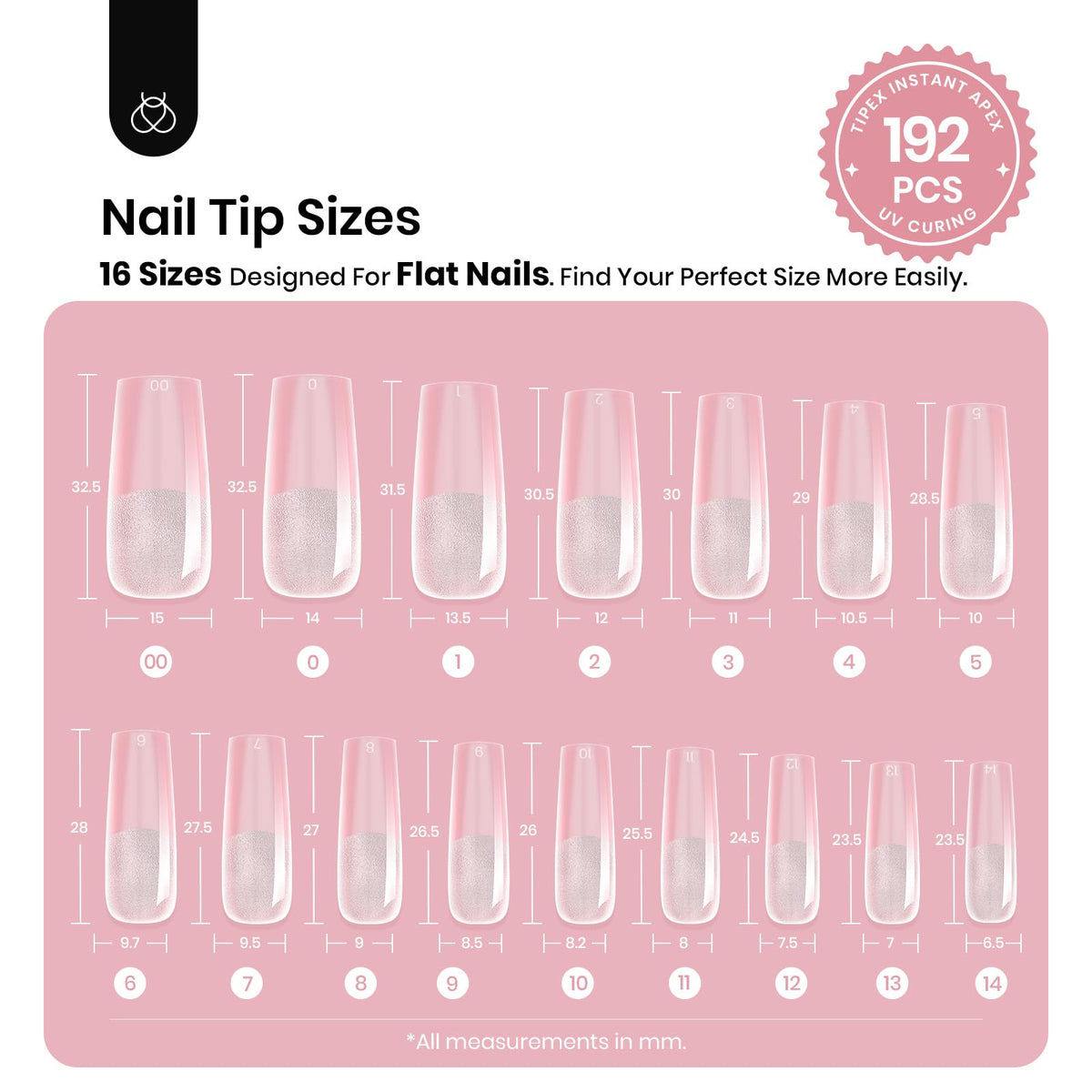 beetles Tipex Instant Apex Nail Tips close-up of apex design