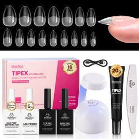 beetles Tipex Instant Apex Nail Tips Kit vue avant avec 224 pièces