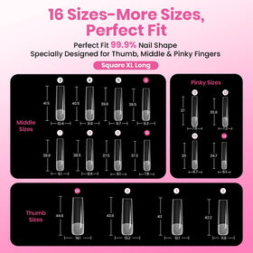 beetles Tipex Instant Apex Nail Tips XL close-up of apex design
