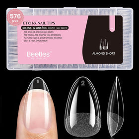 beetles tips ongles amande courtes 576 pièces vue de face