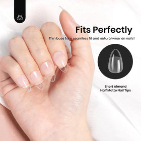 beetles tips ongles amande courtes application facile