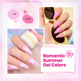 beetles Vernis à Ongles Gel 6 Couleurs Rose - Bright Pink