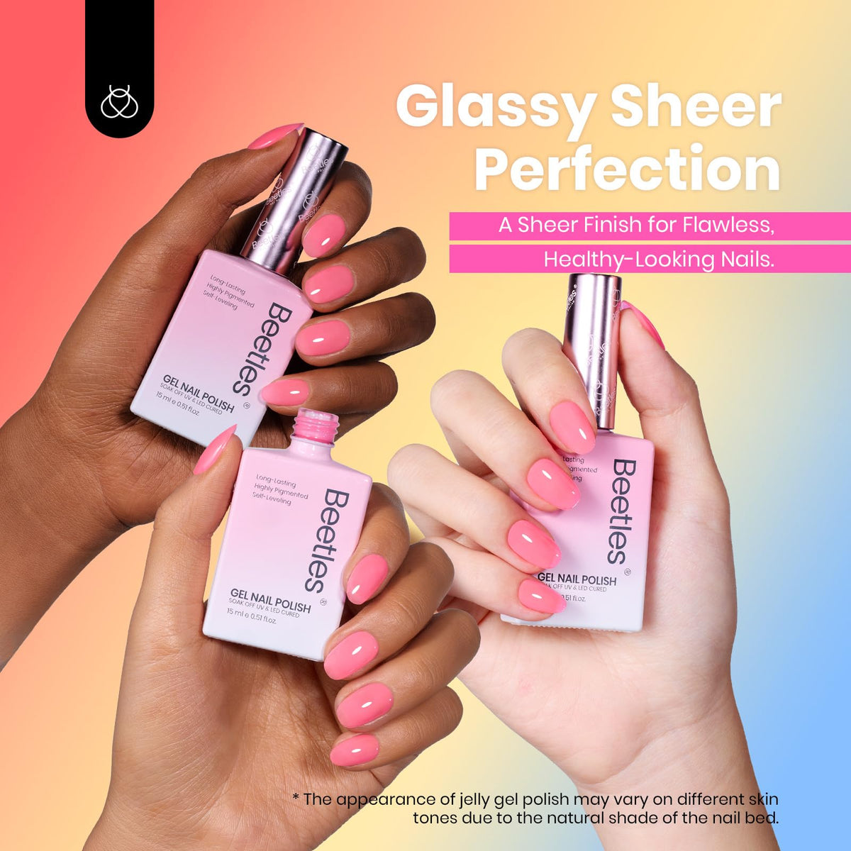 beetles Vernis Gel Jelly Na784 couleur néon