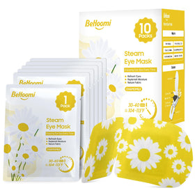 BeHoomi masque chauffant pour yeux en paquet de 10, vue de face