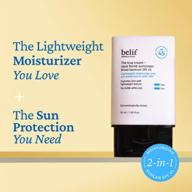 belif Aqua Bomb Crème Hydratante SPF 45 vue latérale