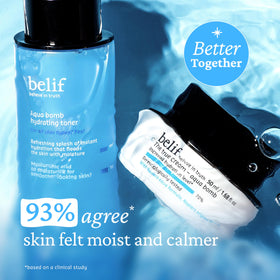 belif Tonique Hydratant Niacinamide 150ml avec accessoires de beauté