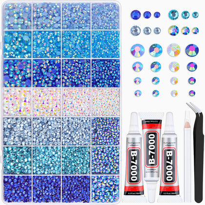 BELLEBOOST Kit de Strass 20000 Pcs avec boîte de rangement