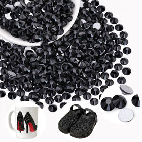 BELLEBOOST Strass en Verre Noir 400PCS vue de face