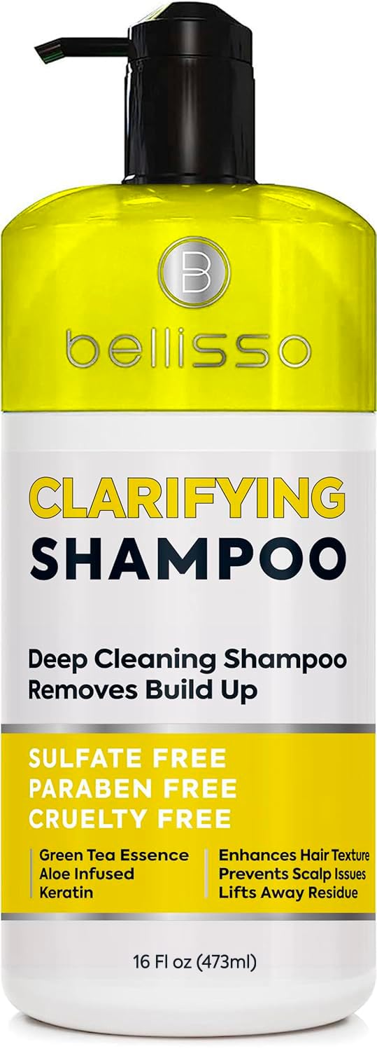 BELLISSO Shampoo Clarifiant 662g avant et après utilisation