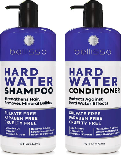 BELLISSO Shampoo et Après-Shampooing Eau Dure 500ml vue avant